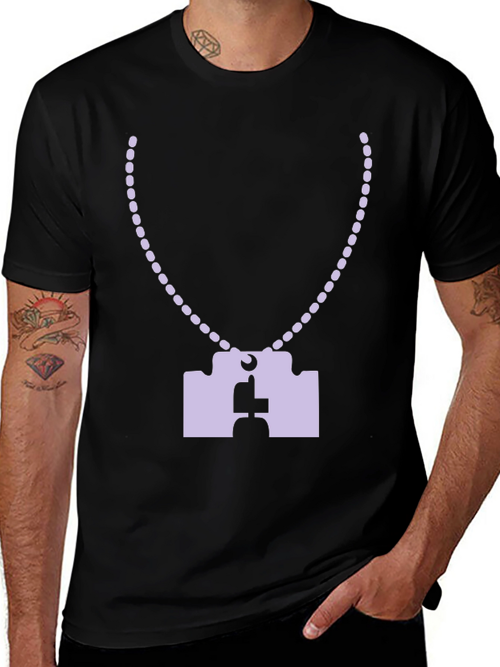 Puzzle Piece Necklace T-Shirt