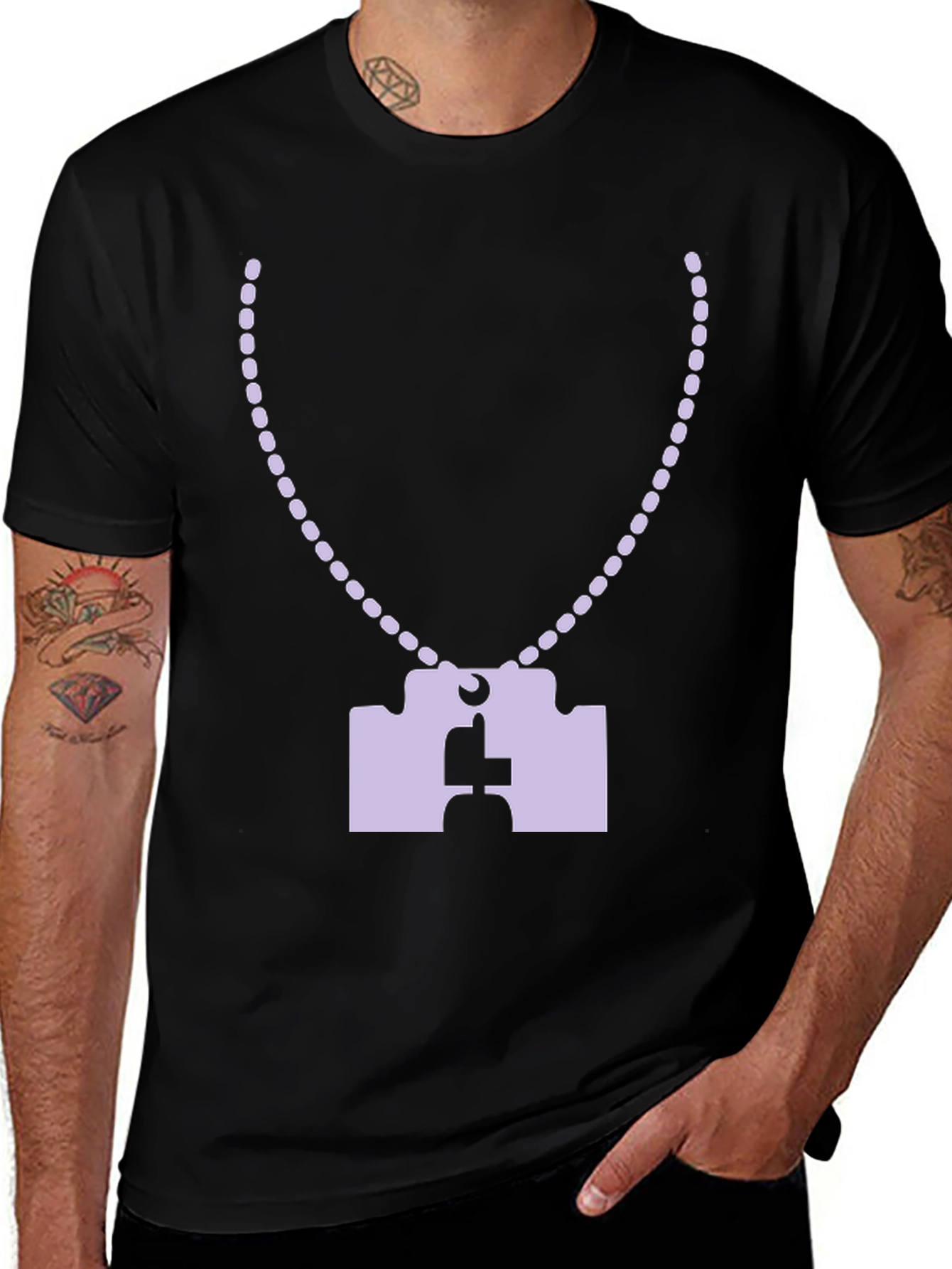 Puzzle Piece Necklace T-Shirt