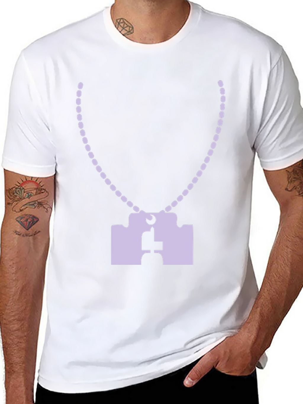 Puzzle Piece Necklace T-Shirt