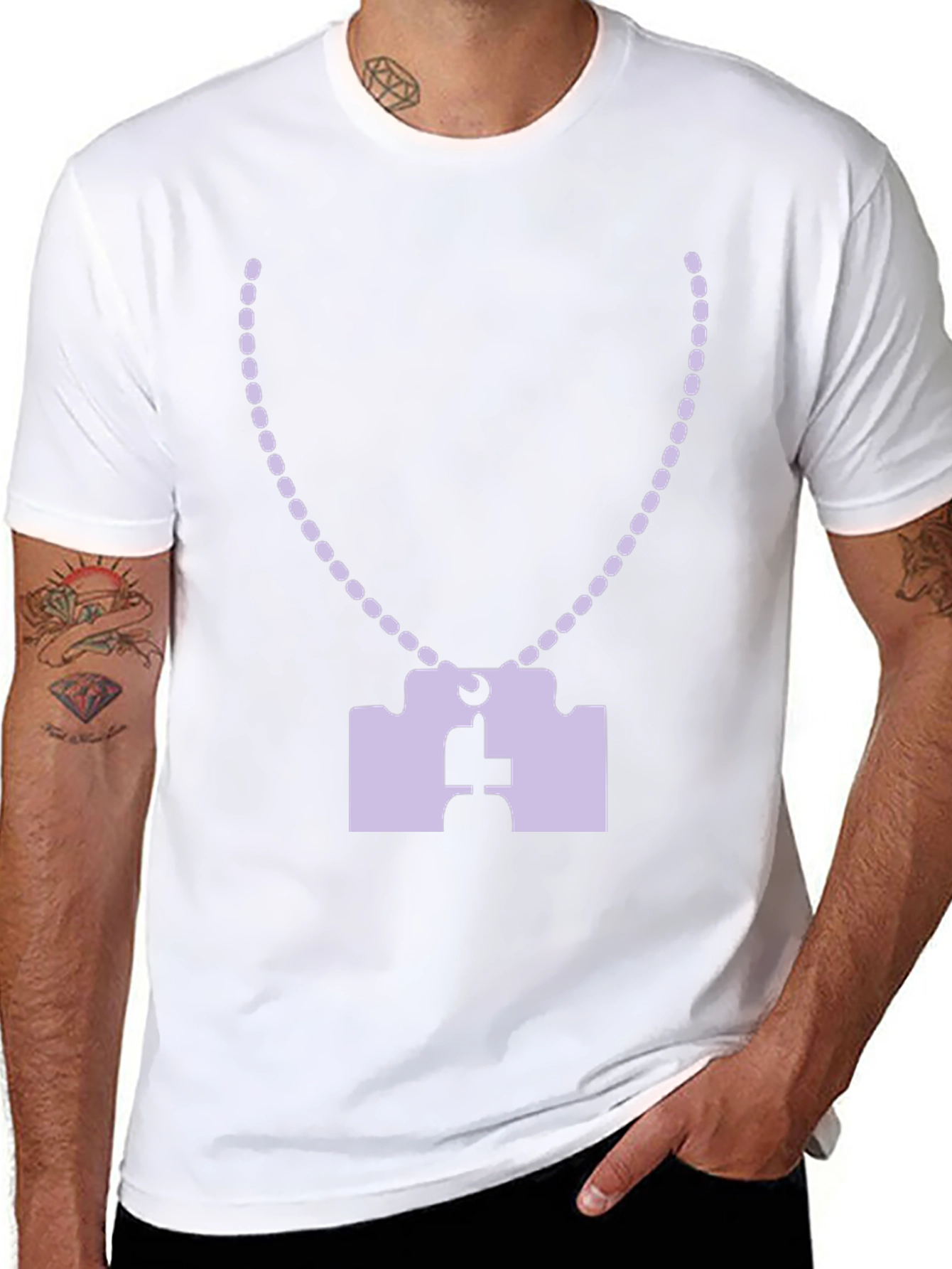 Puzzle Piece Necklace T-Shirt