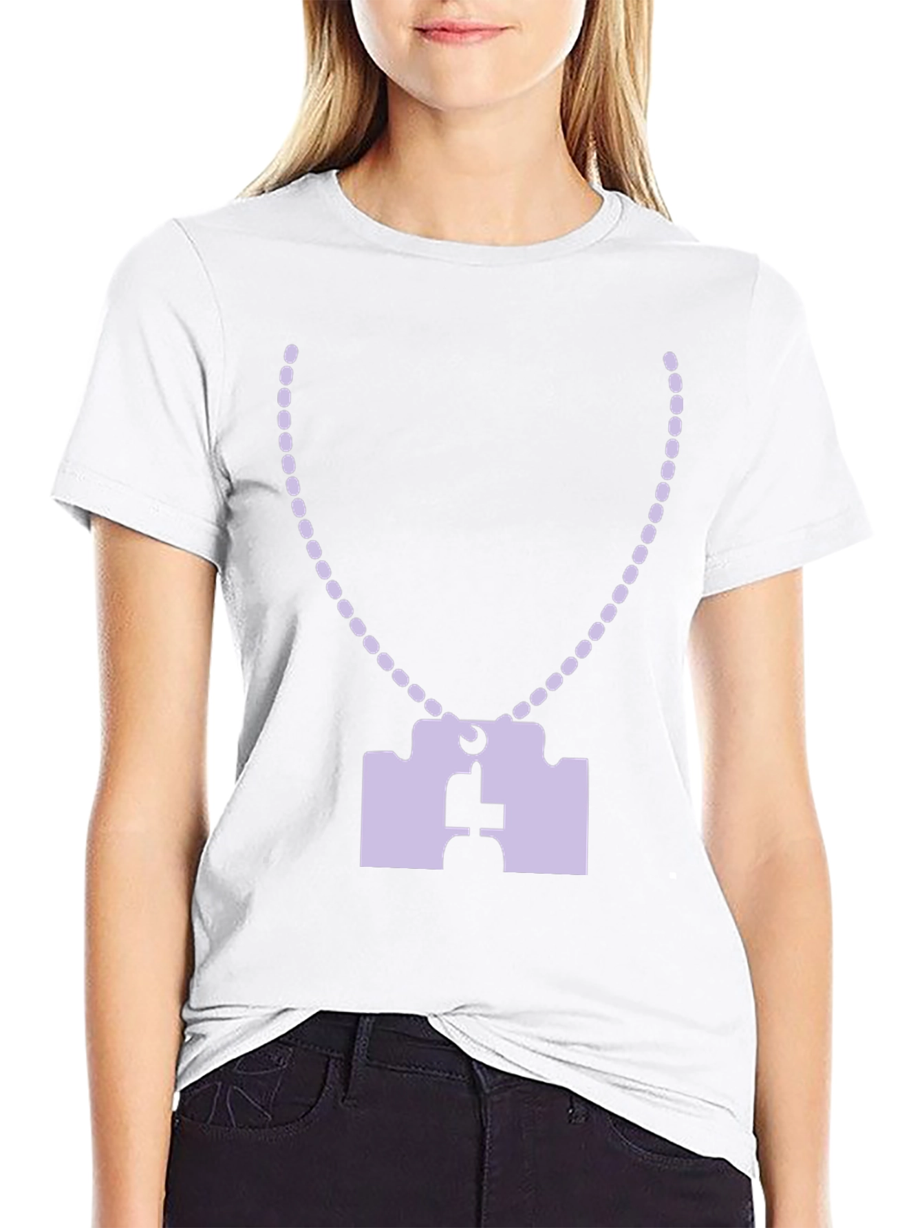 Puzzle Piece Necklace T-Shirt