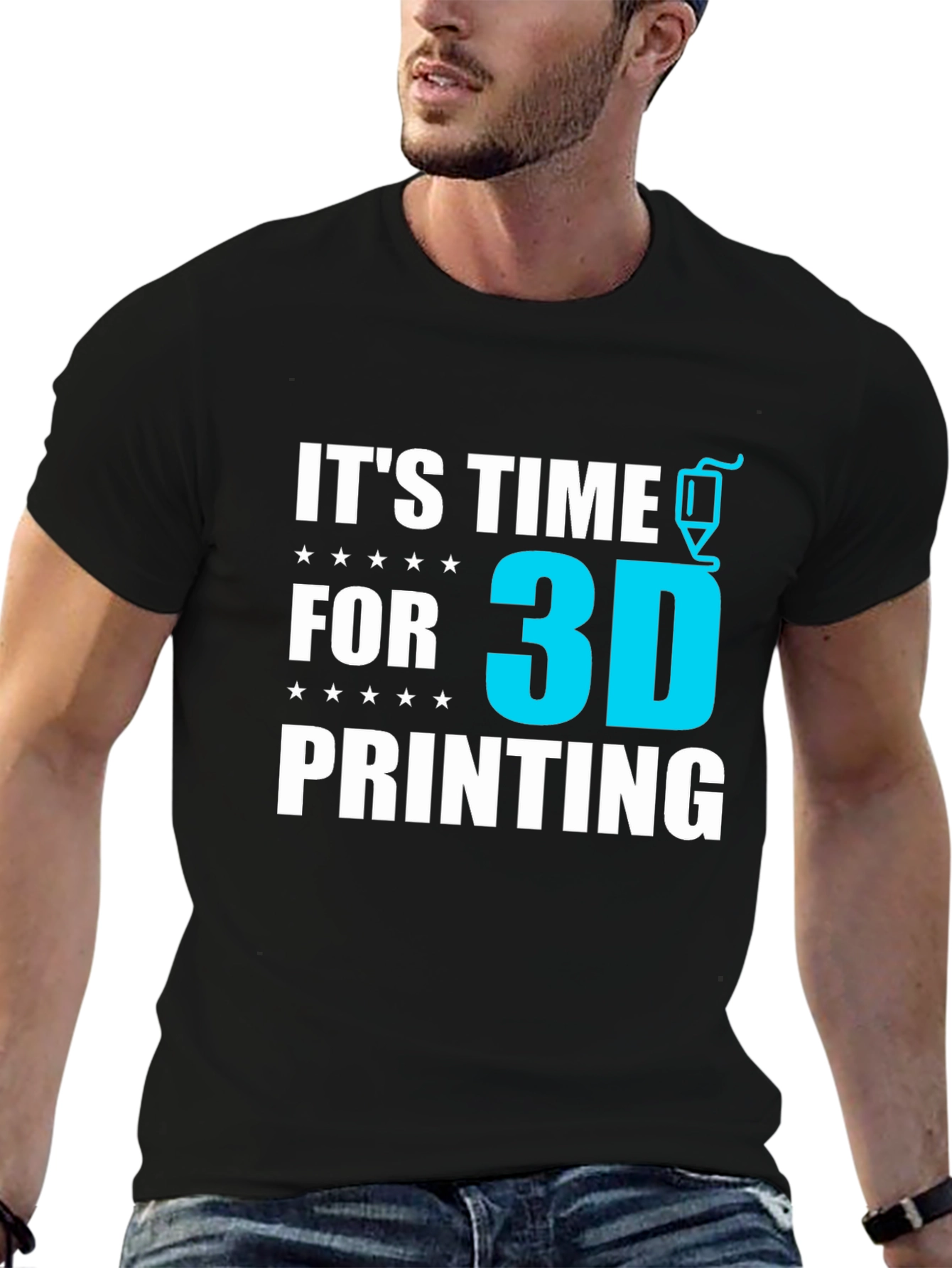 Its Time For 3D Printing T-Shirt