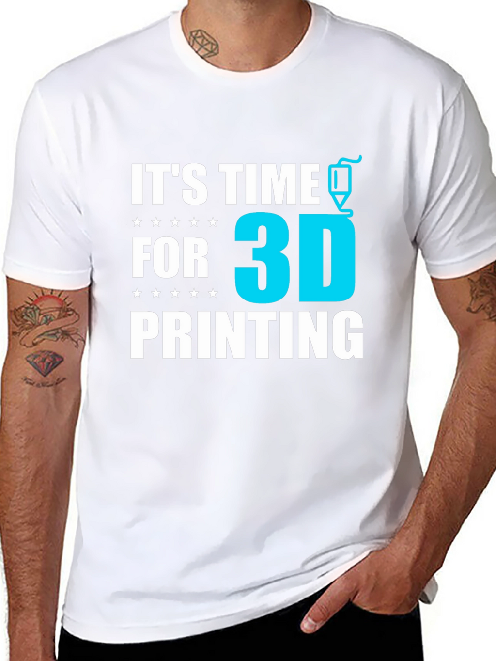Its Time For 3D Printing T-Shirt