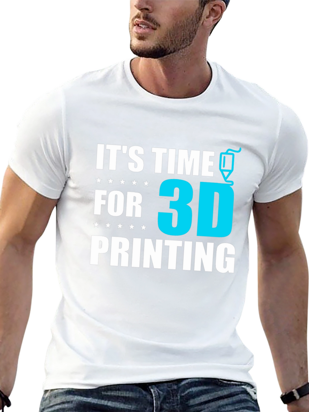 Its Time For 3D Printing T-Shirt