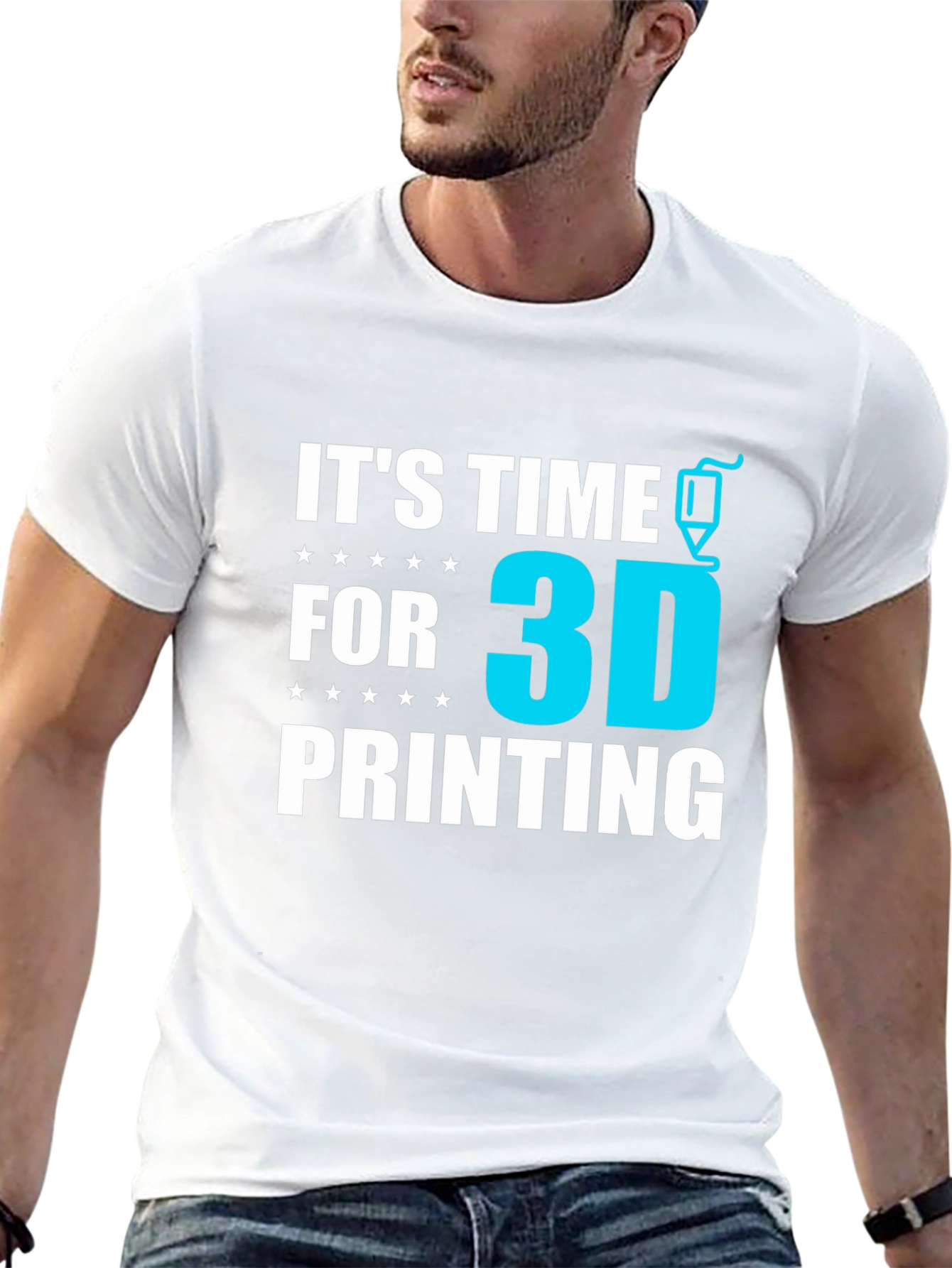 Its Time For 3D Printing T-Shirt