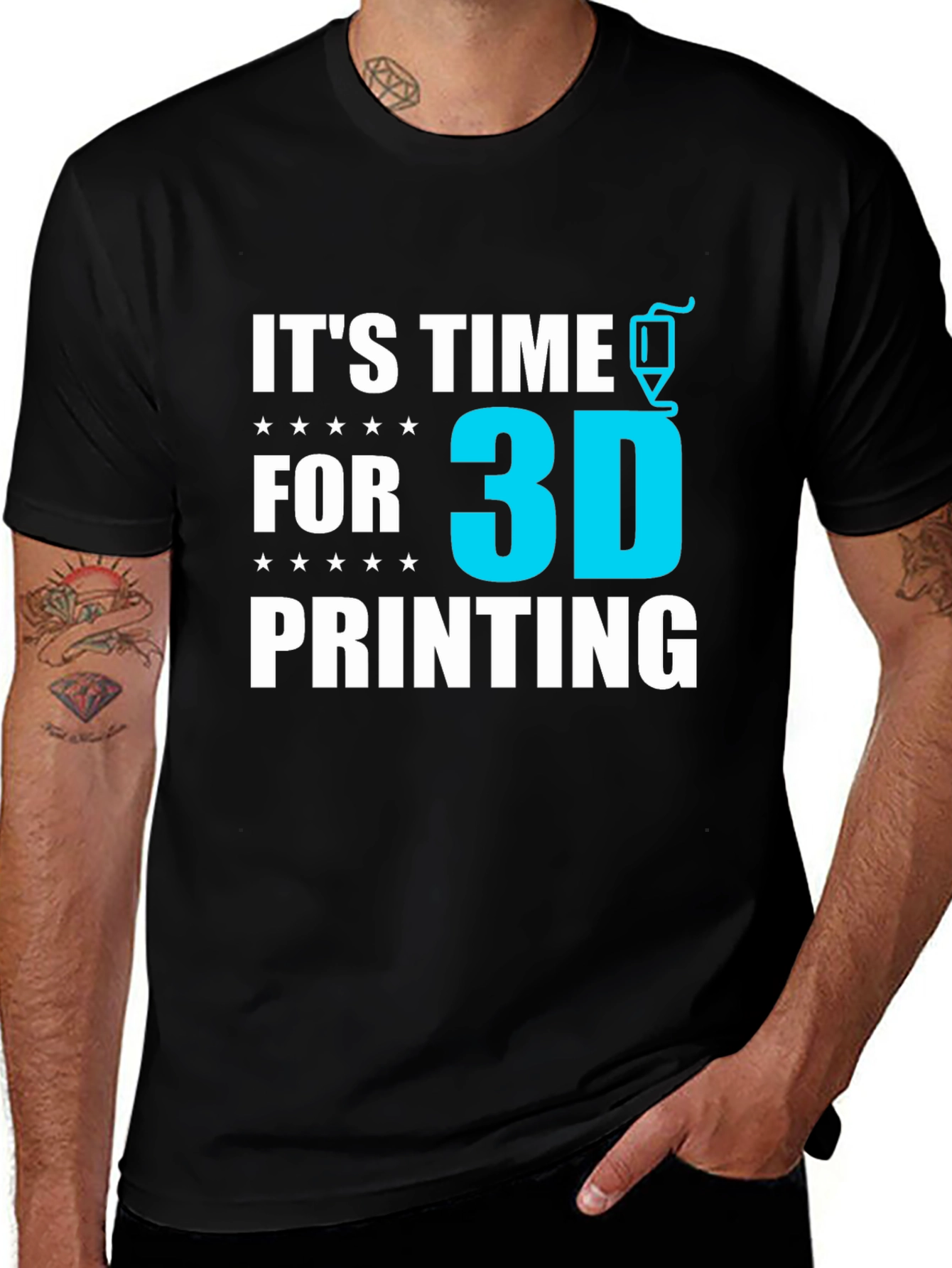 Its Time For 3D Printing T-Shirt