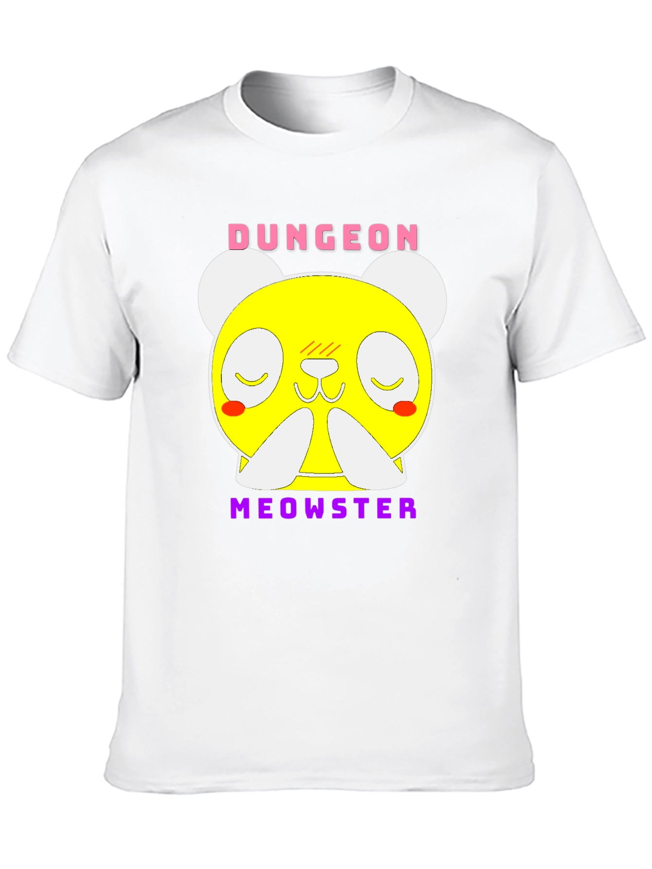 Dungeon Meowster Graphic T-Shirt Black