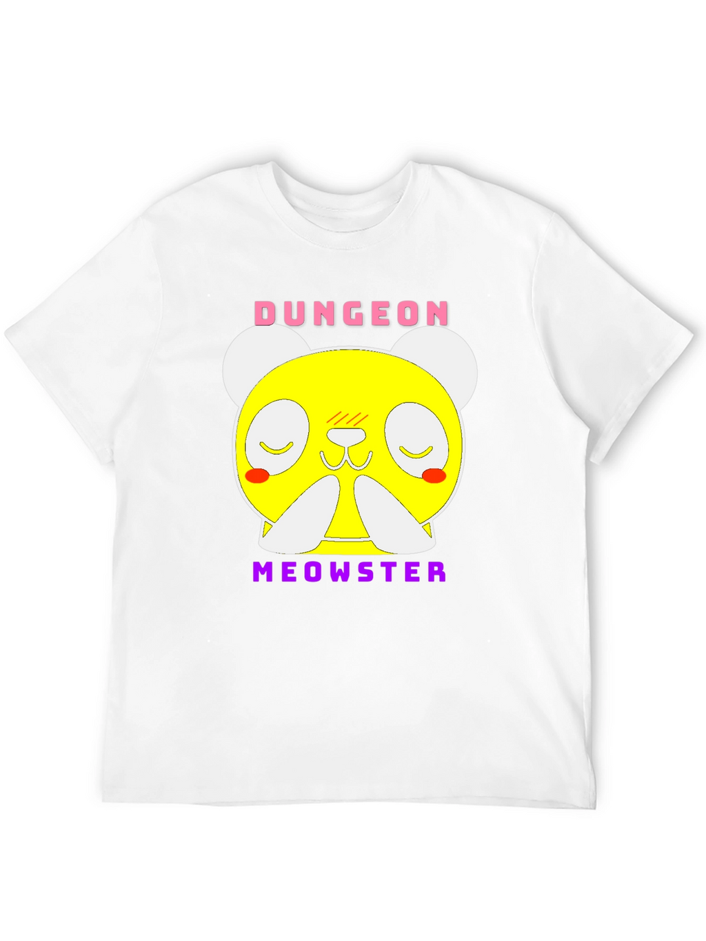 Dungeon Meowster Graphic T-Shirt Black
