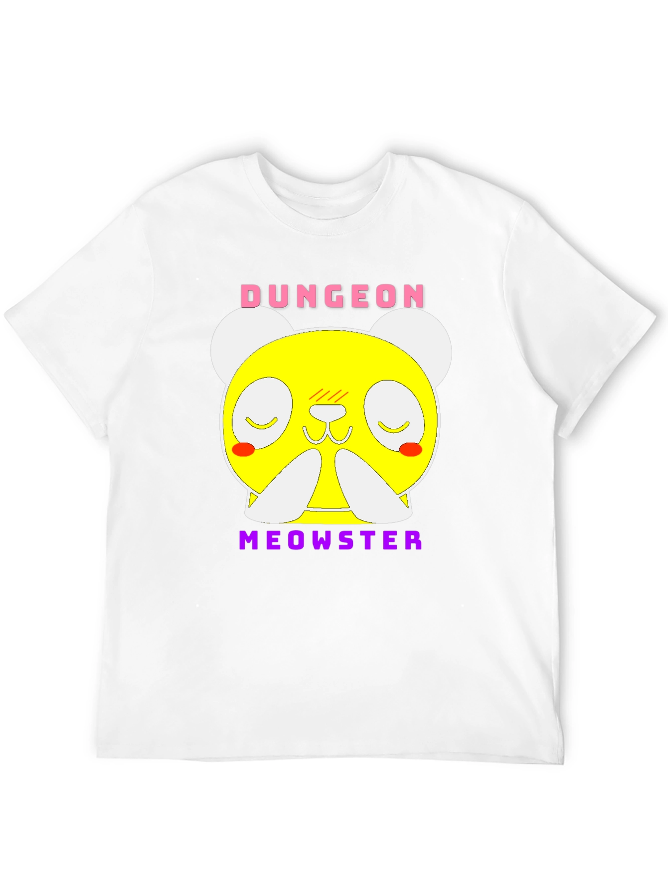 Dungeon Meowster Graphic T-Shirt Black