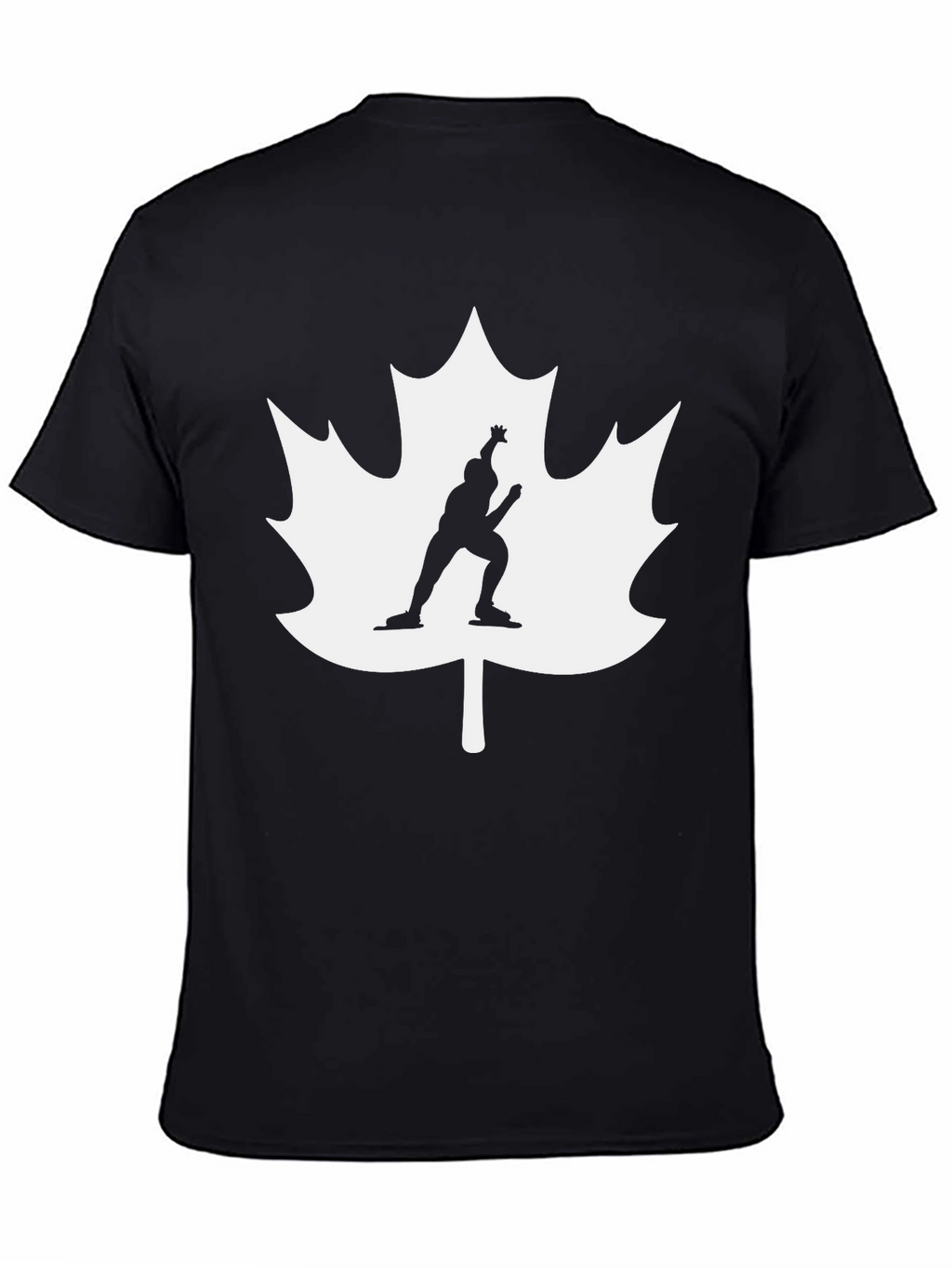 Canadian Pride Speed Skater Black T-Shirt