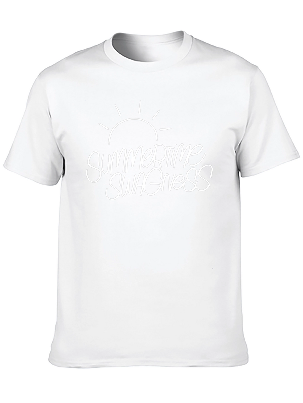 Summertime Swagness Black Graphic Tee