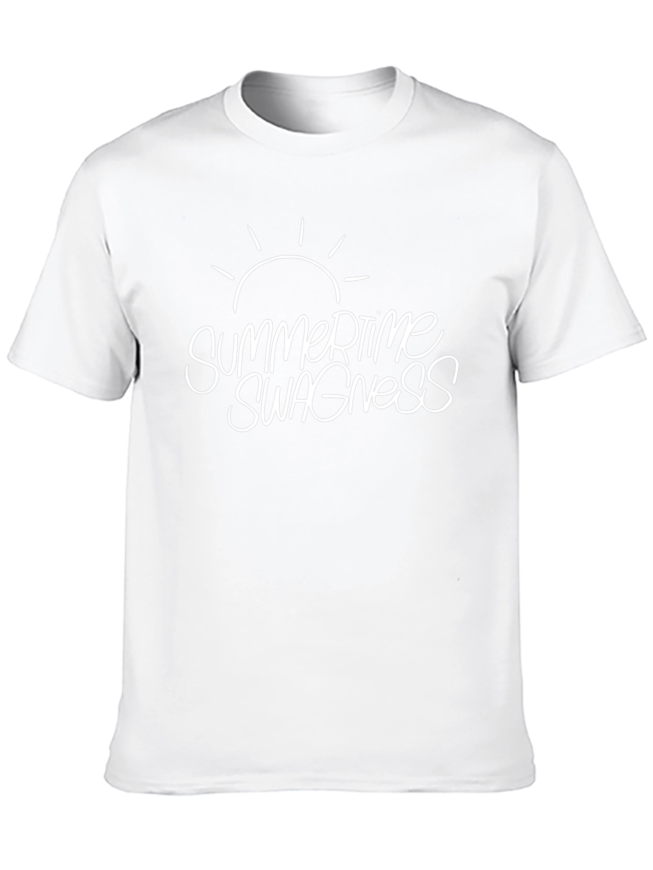 Summertime Swagness Black Graphic Tee