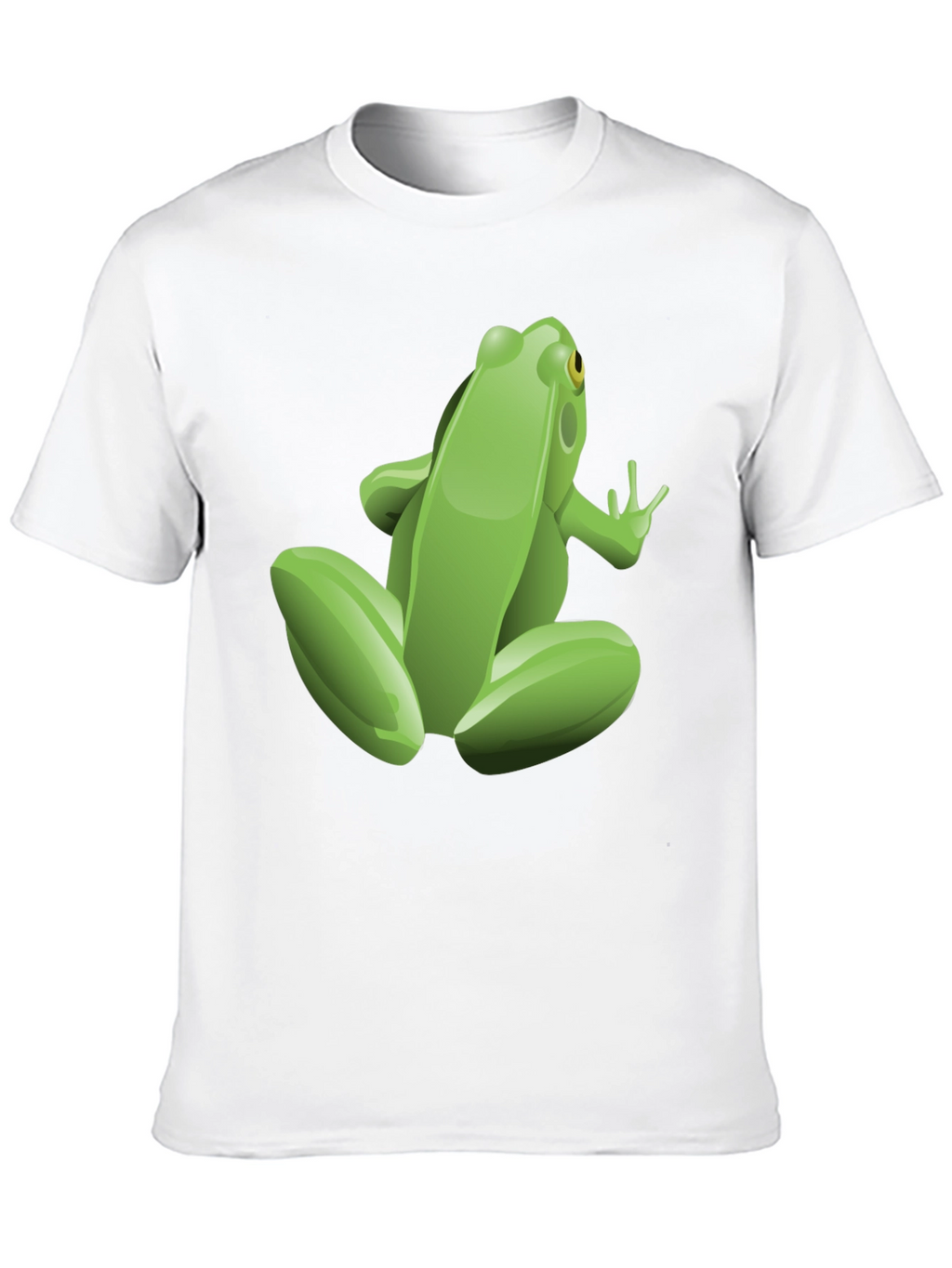 Frog Graphic Tee - Black Cotton T-Shirt