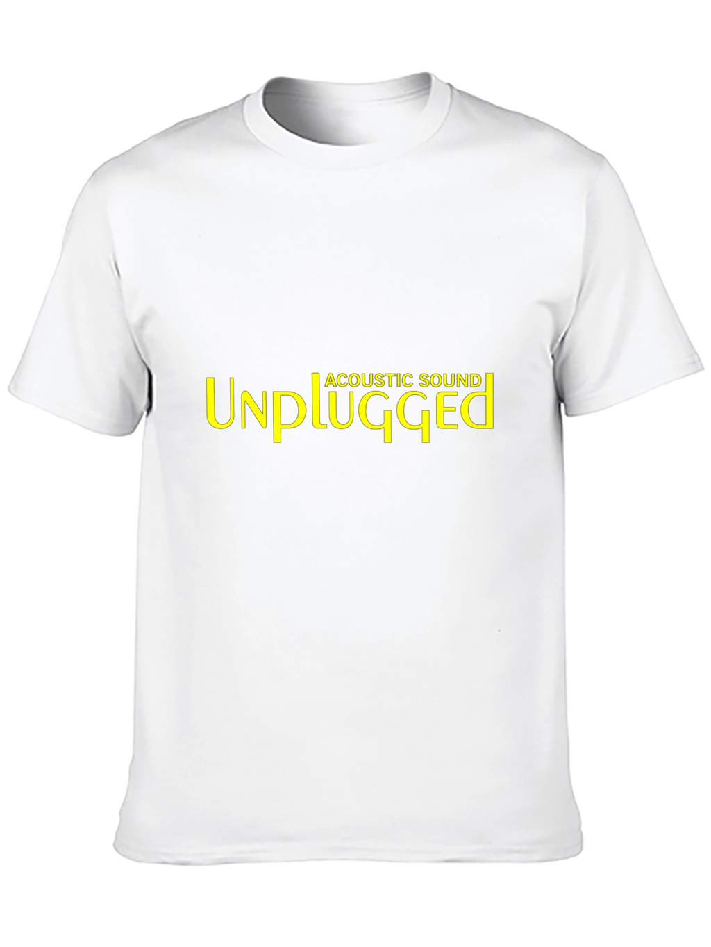 Unplugged Acoustic Sound Black T-Shirt
