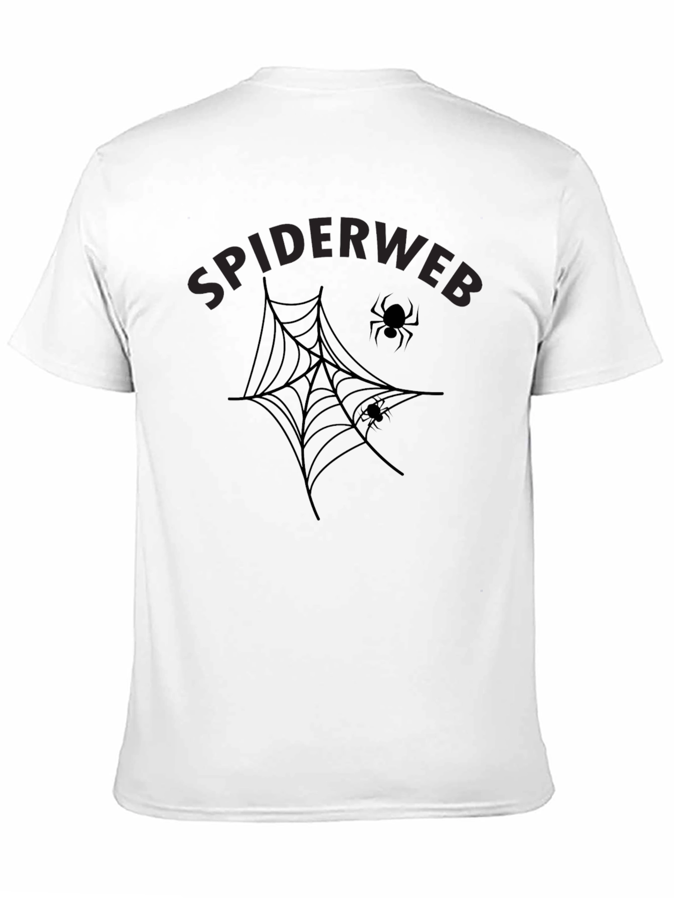 Spiderweb Graphic Tee - Halloween Fashion