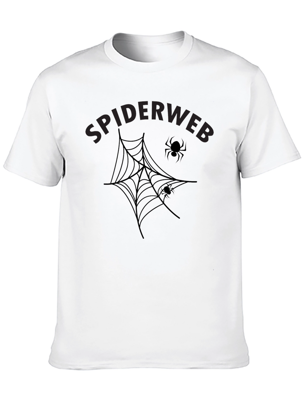 Spiderweb Graphic Tee - Halloween Fashion
