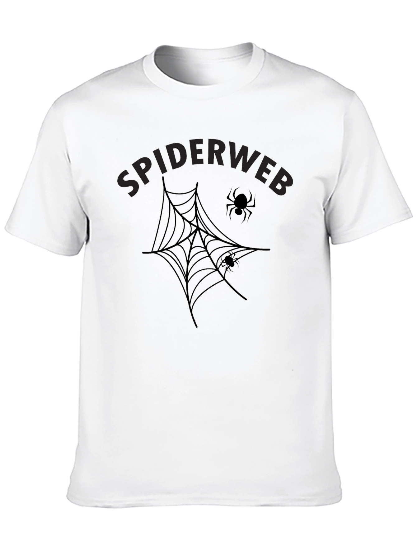 Spiderweb Graphic Tee - Halloween Fashion