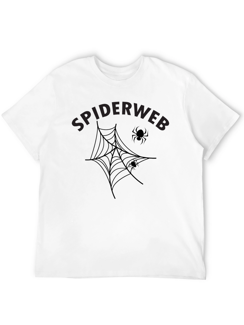Spiderweb Graphic Tee - Halloween Fashion