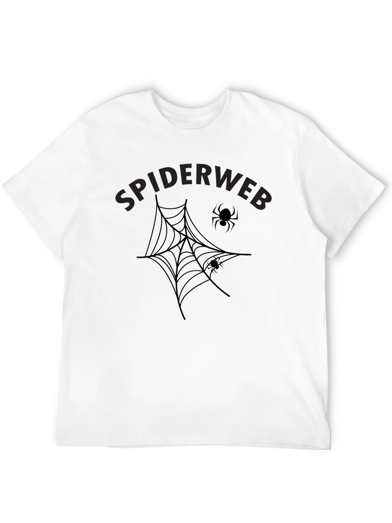 Spiderweb Graphic Tee - Halloween Fashion