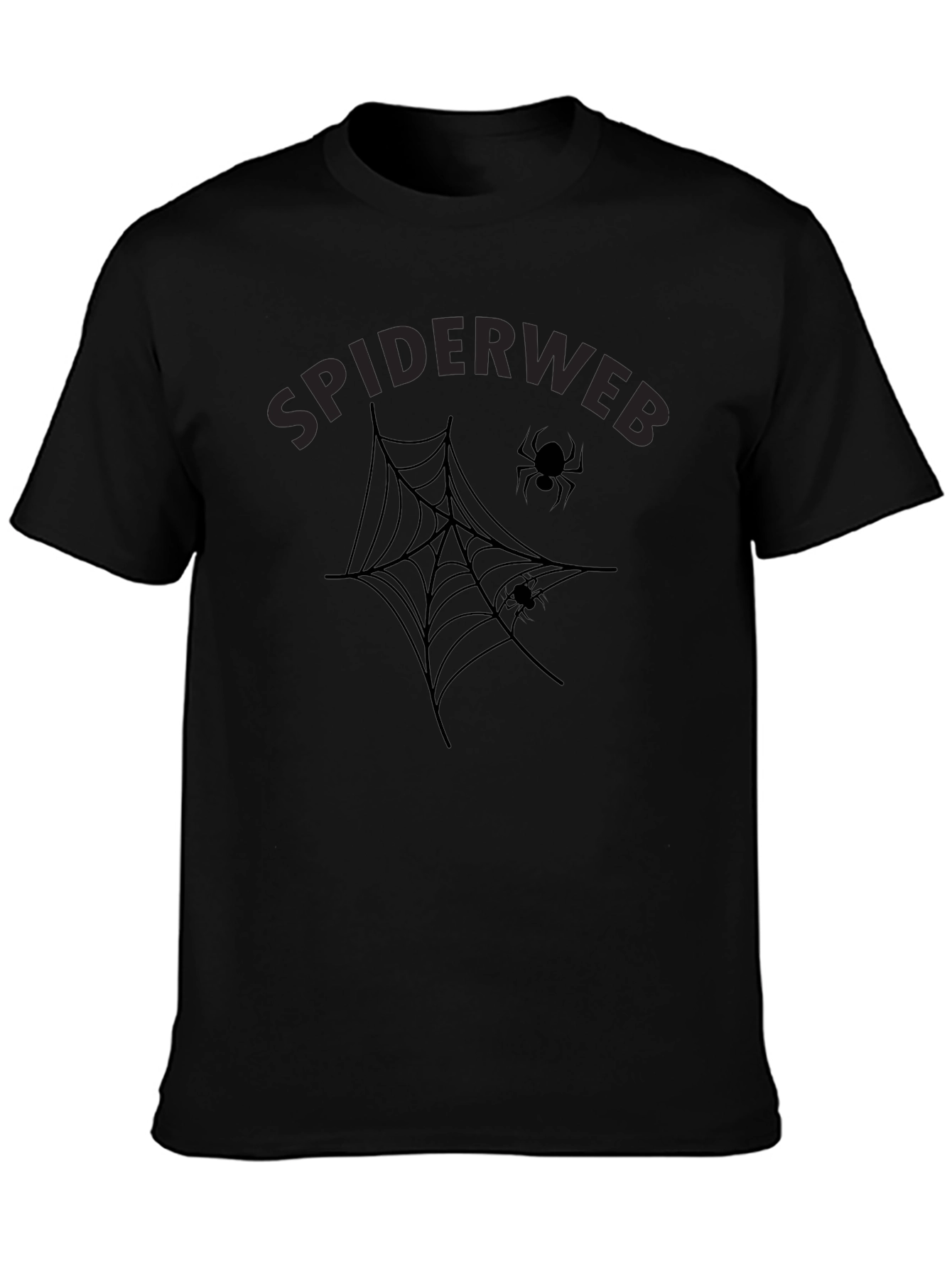 Spiderweb Graphic Tee - Halloween Fashion