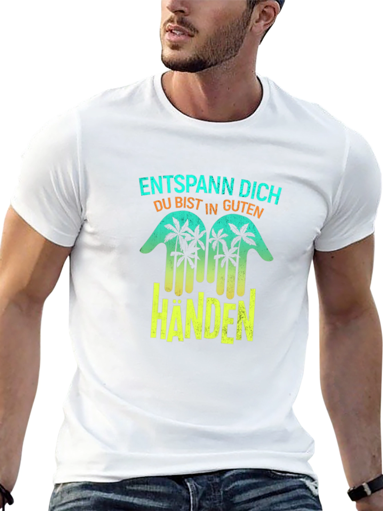 Entspann Dich Black T-Shirt - Relax in Good Hands