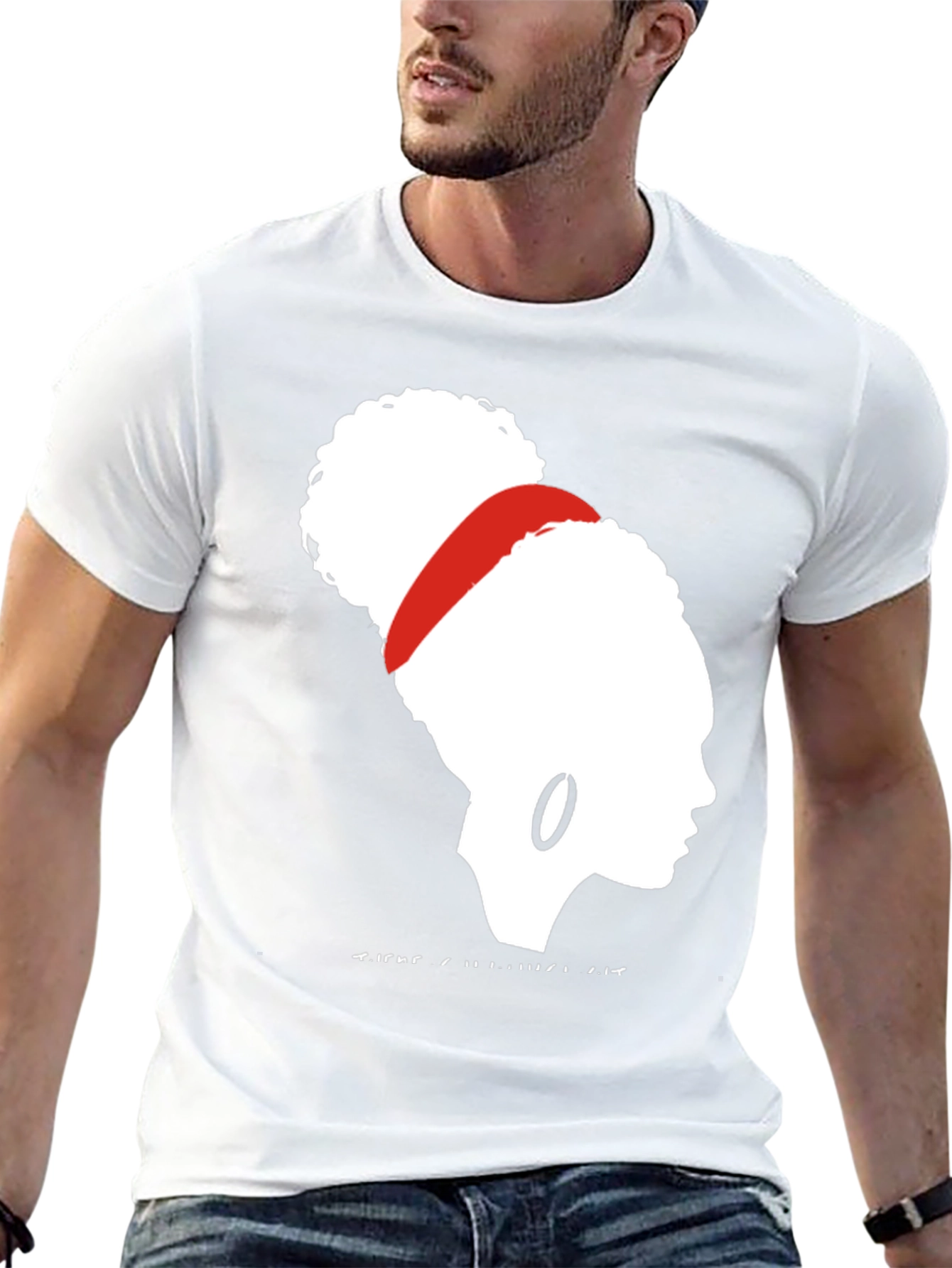 Silhouette Afro Black T-Shirt