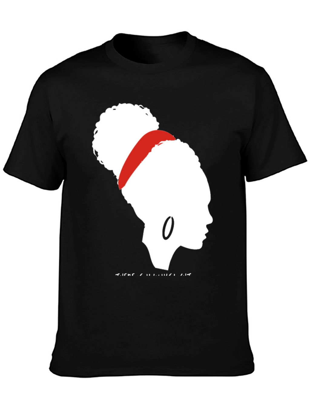 Silhouette Afro Black T-Shirt