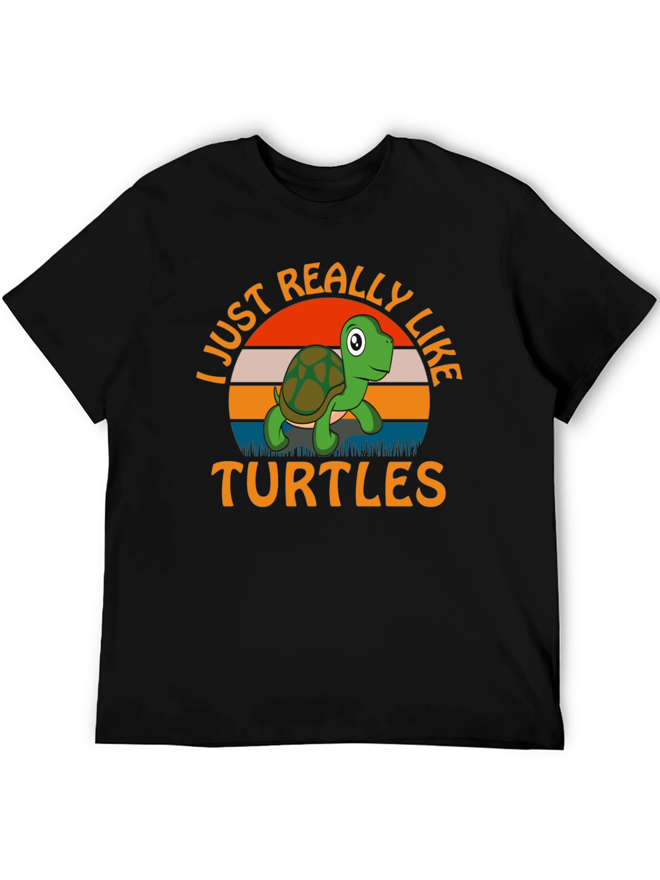 I Just Really Like Turtles Graphic Tee