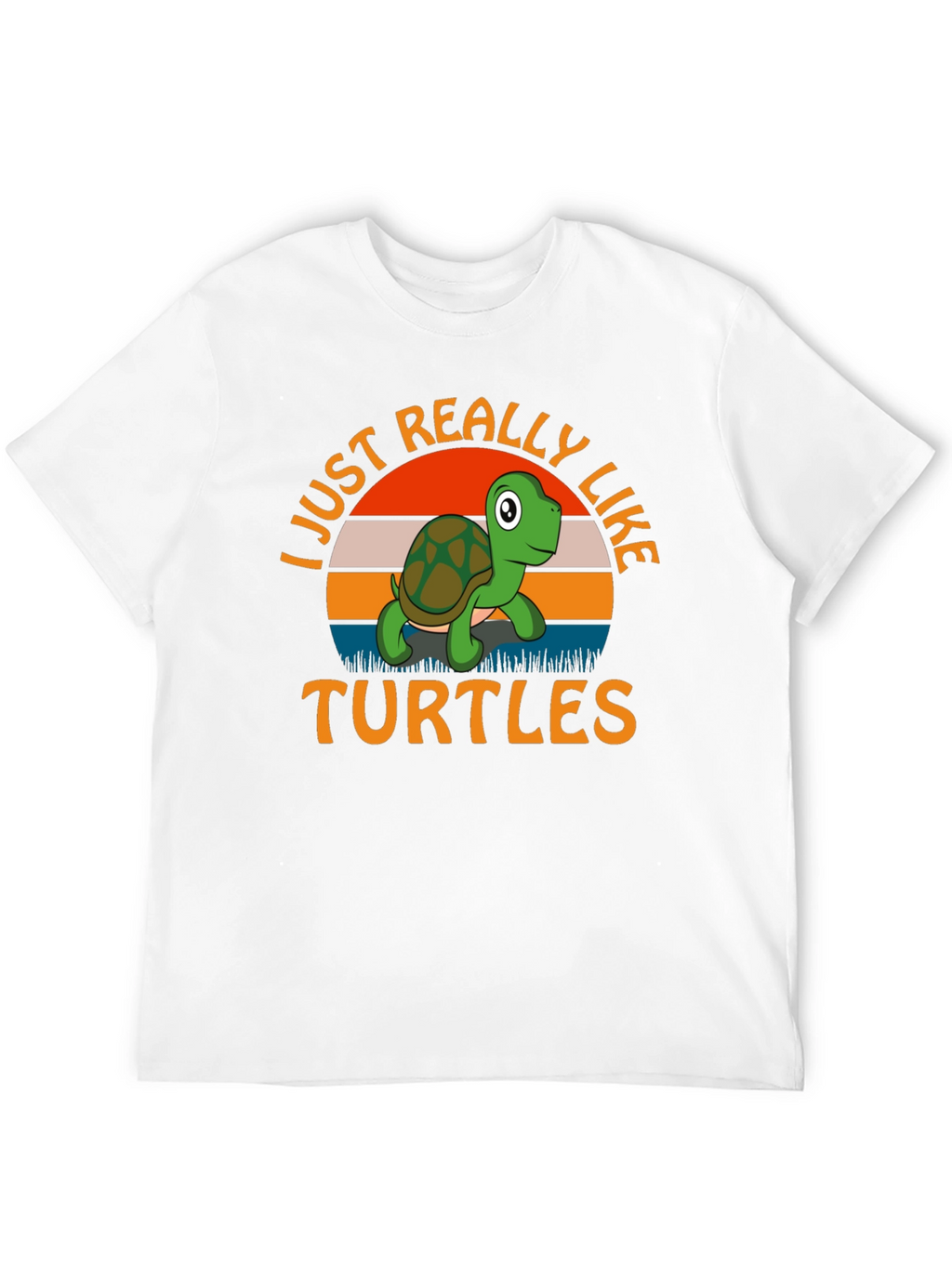 I Just Really Like Turtles Graphic Tee
