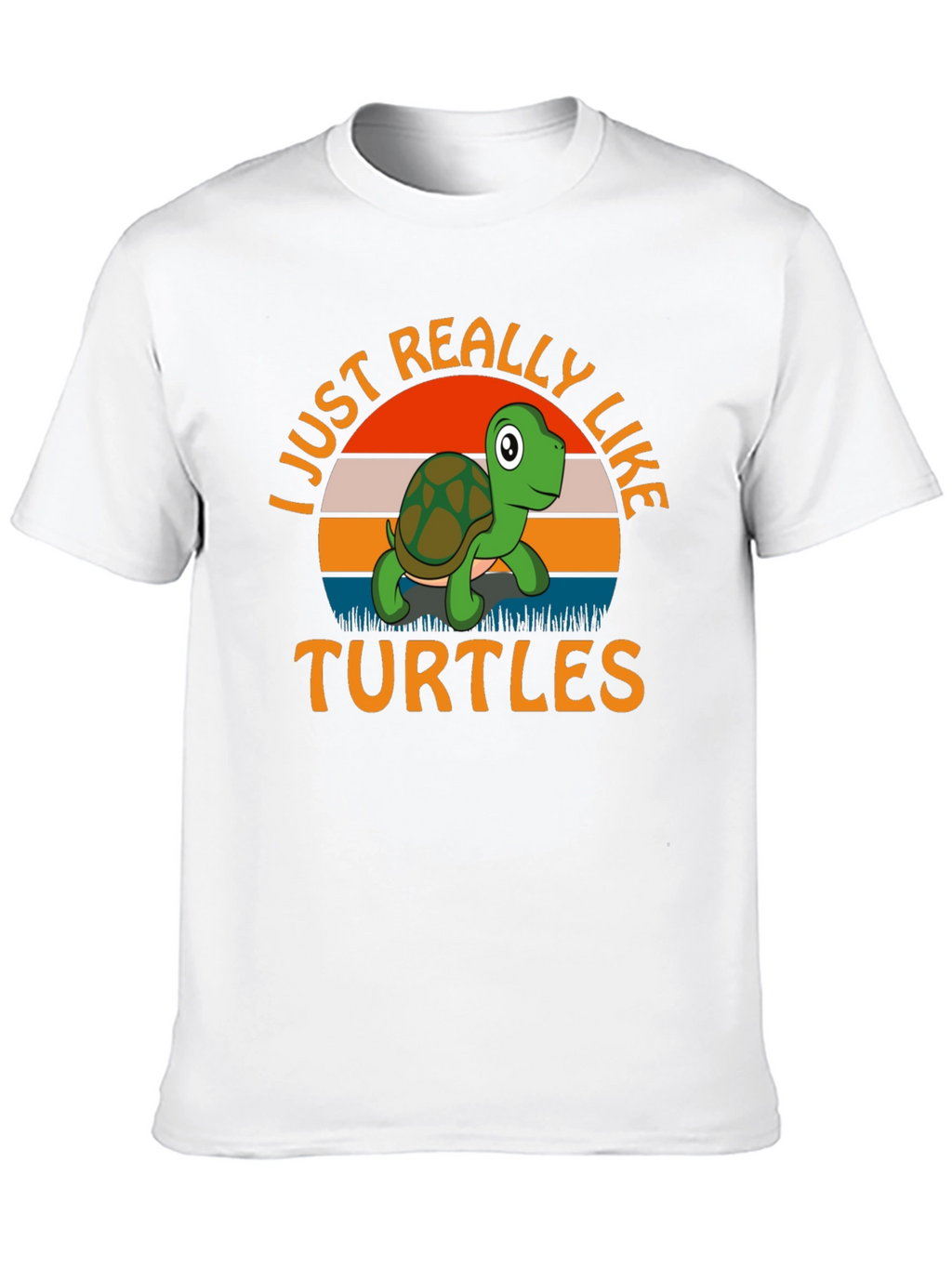 I Just Really Like Turtles Graphic Tee