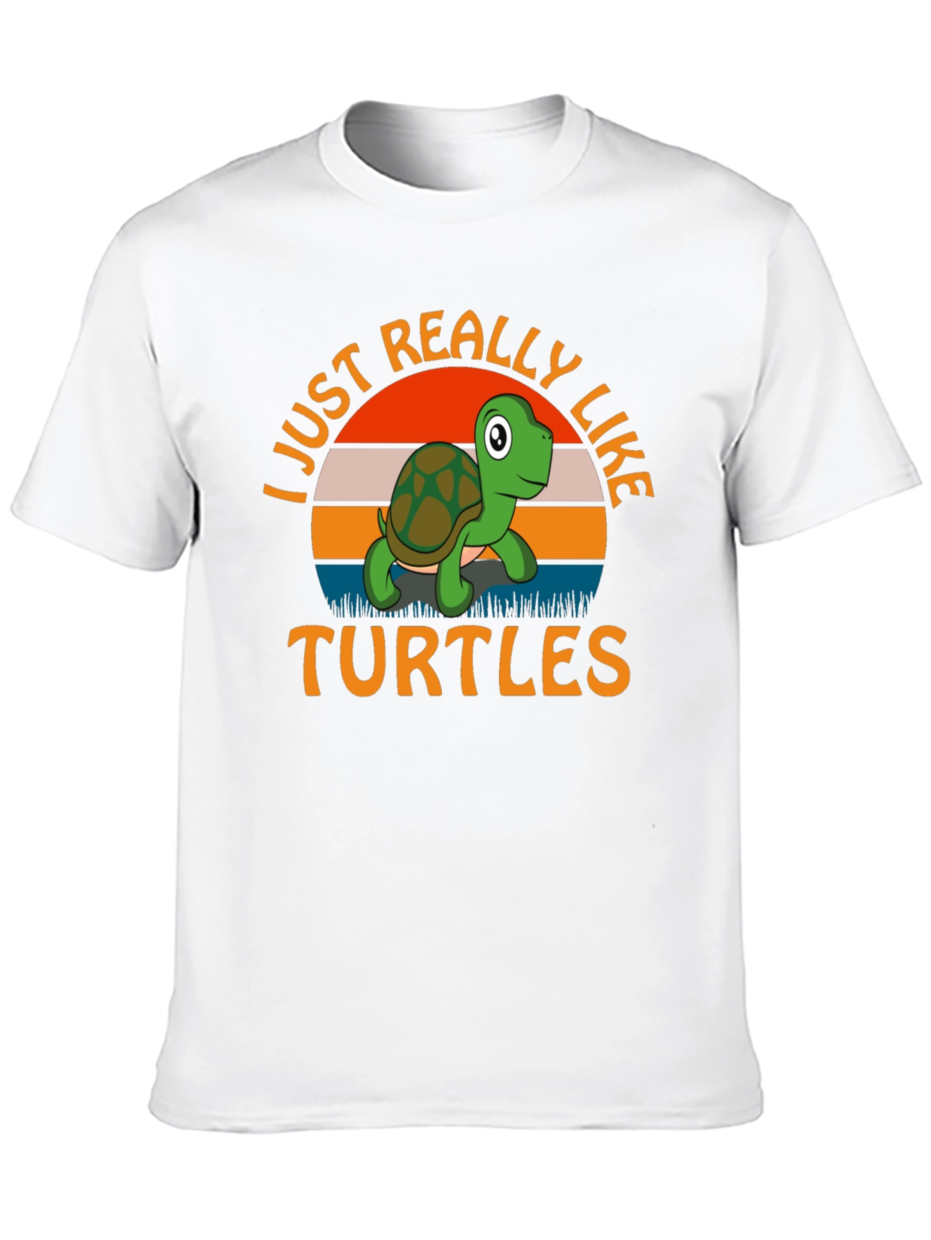 I Just Really Like Turtles Graphic Tee