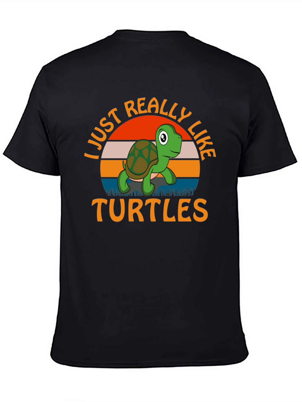 I Just Really Like Turtles Graphic Tee