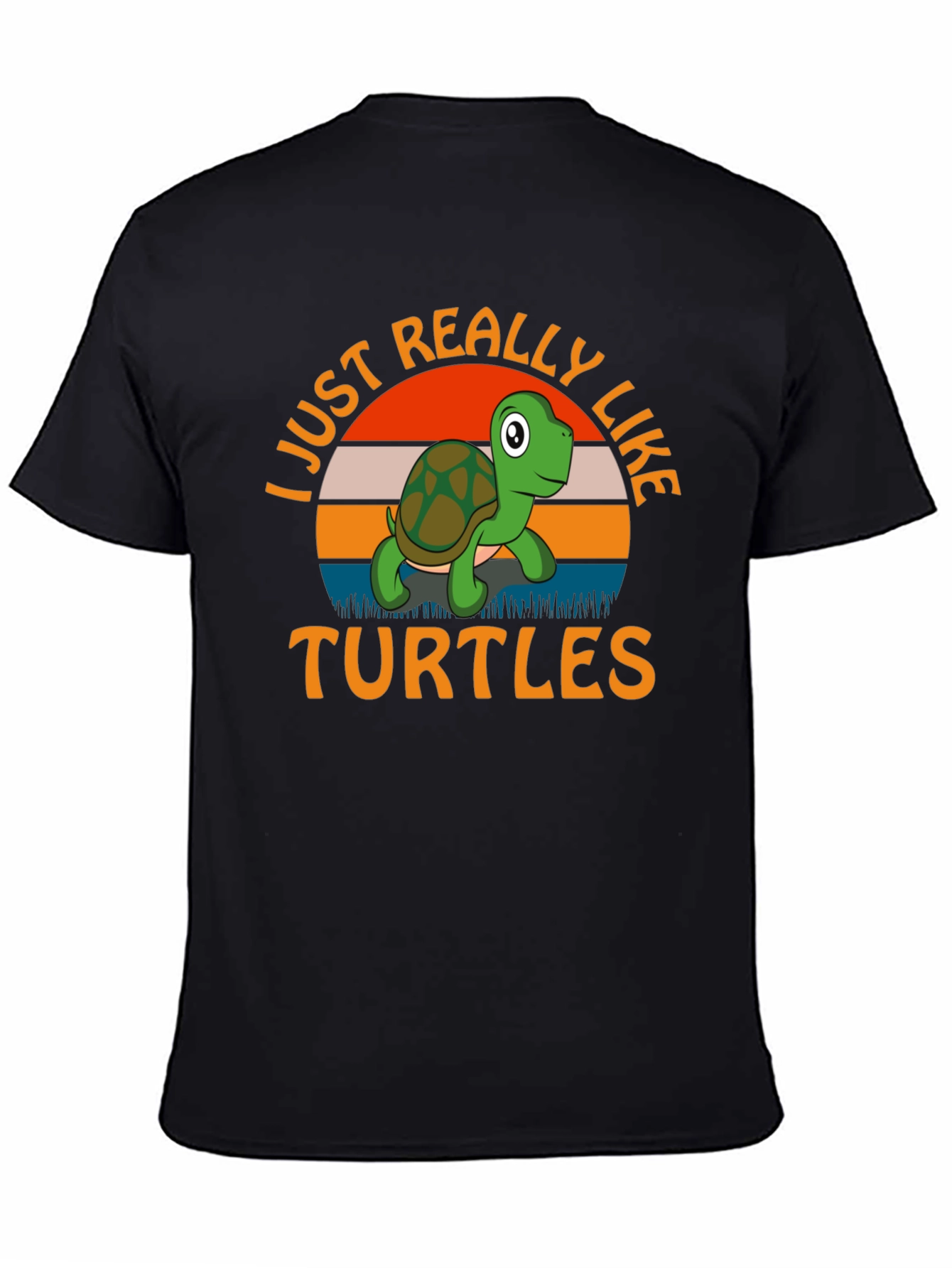 I Just Really Like Turtles Graphic Tee