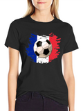 France Soccer T-Shirt - French Flag Football Tee