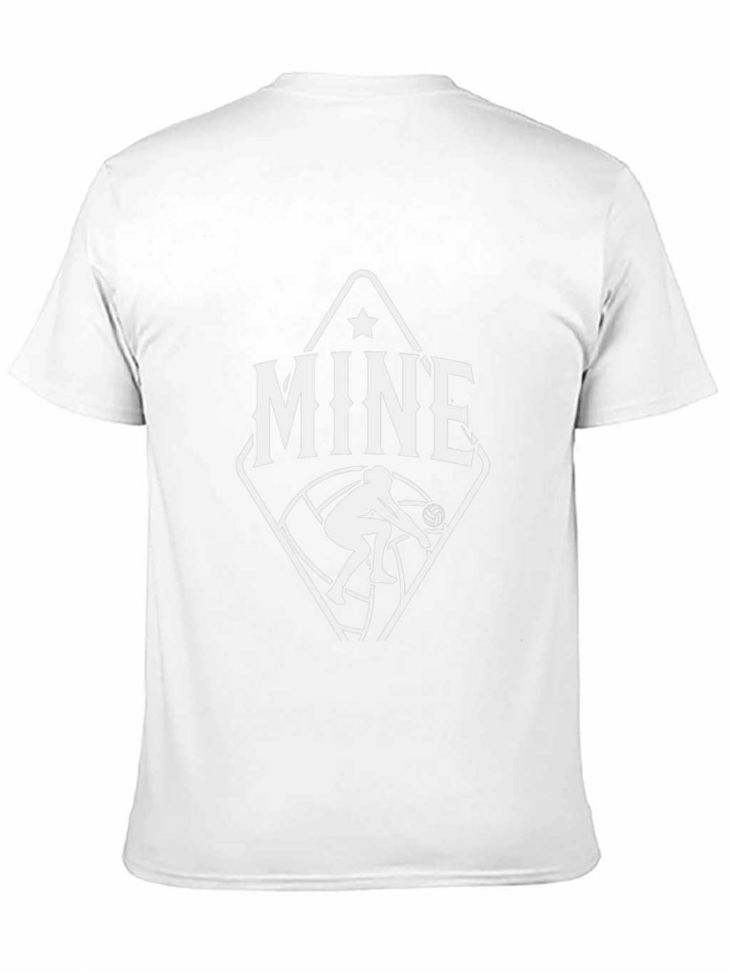 Volleyball MINE Graphic Tee - Sporty Activewear