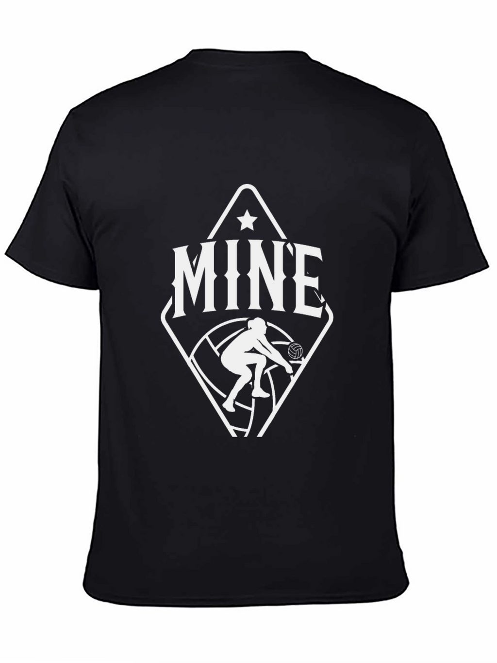 Volleyball MINE Graphic Tee - Sporty Activewear