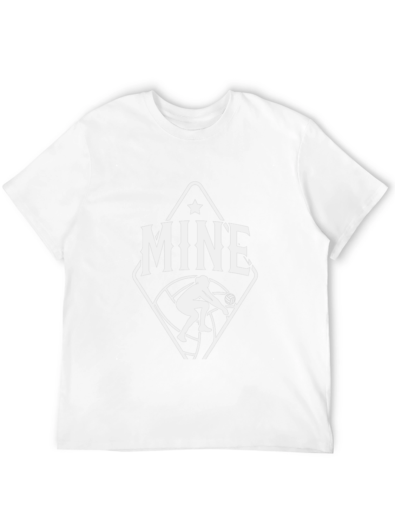 Volleyball MINE Graphic Tee - Sporty Activewear