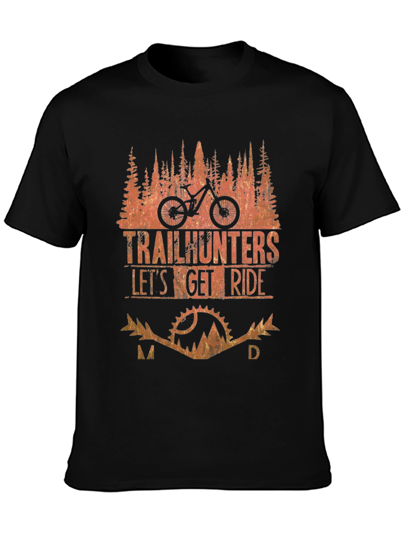 Trailhunters Lets Get Ride Black T-Shirt