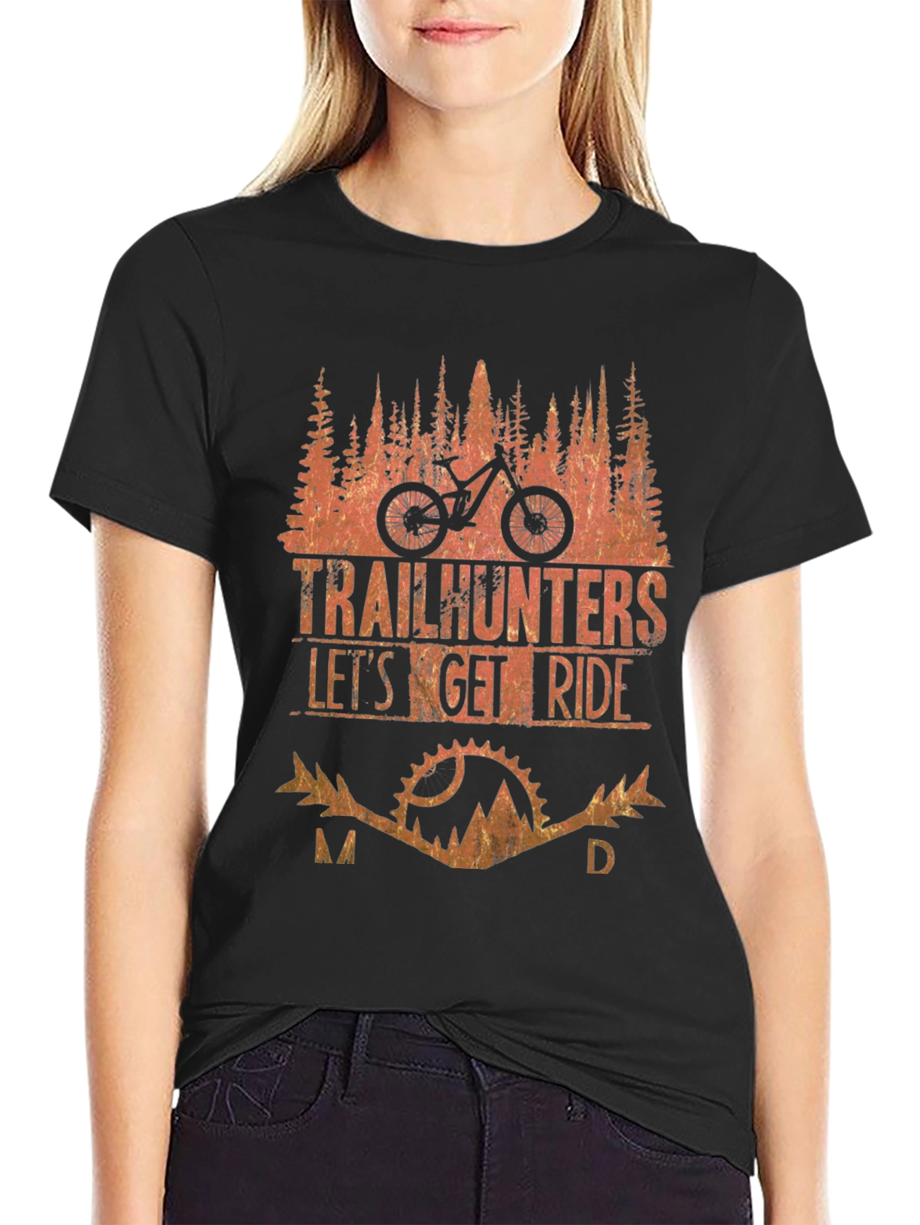 Trailhunters Lets Get Ride Black T-Shirt