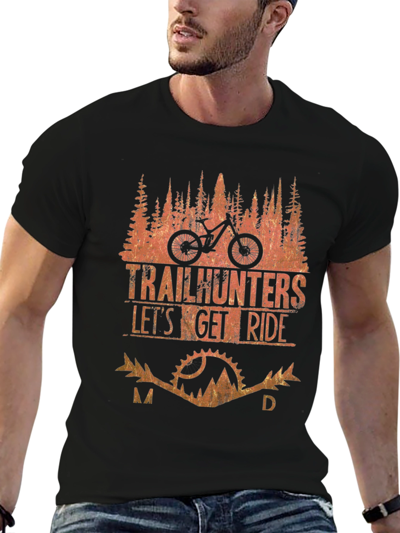 Trailhunters Lets Get Ride Black T-Shirt