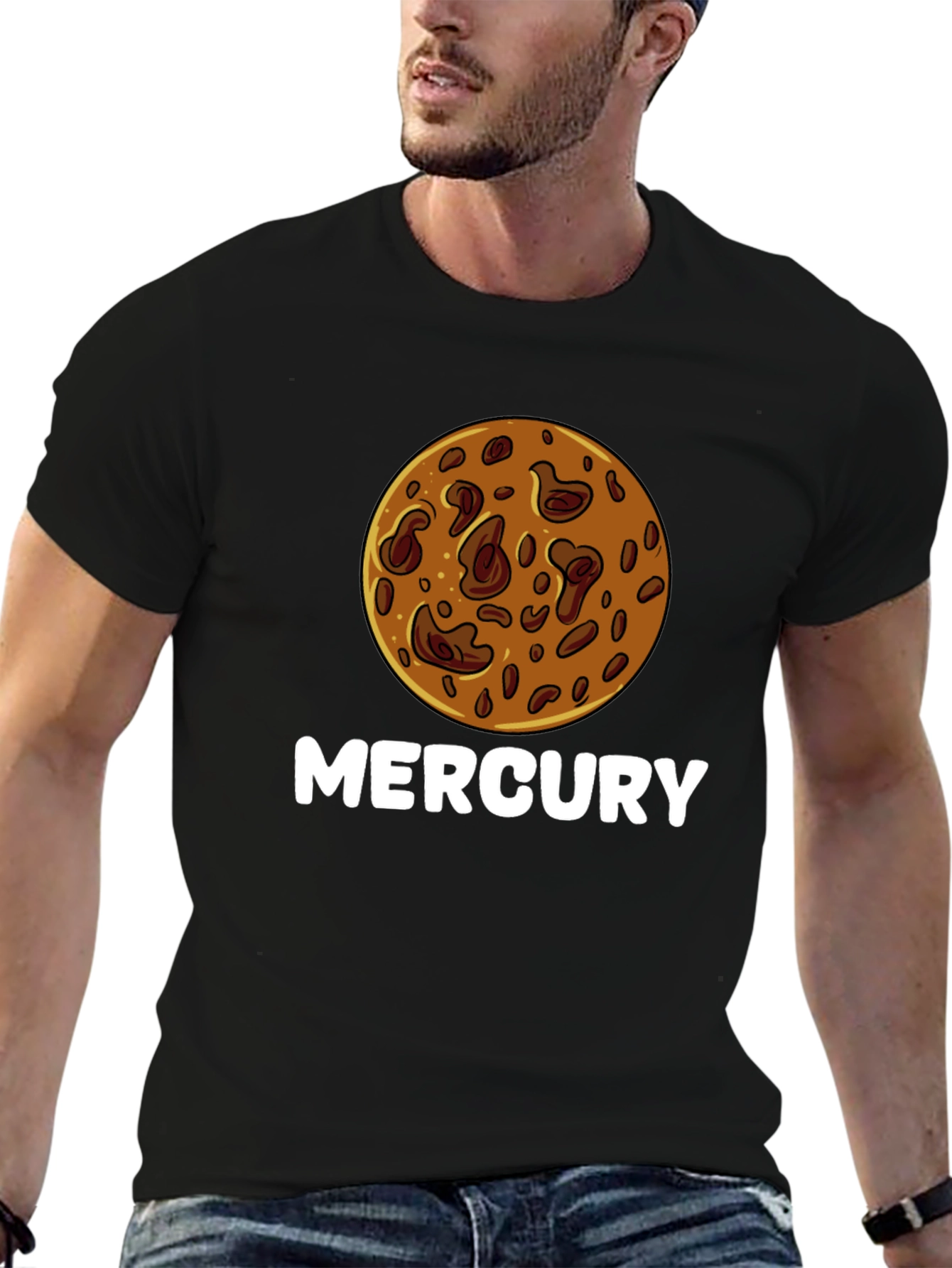 Mercury Planet Graphic T-Shirt - Space Lover Tee