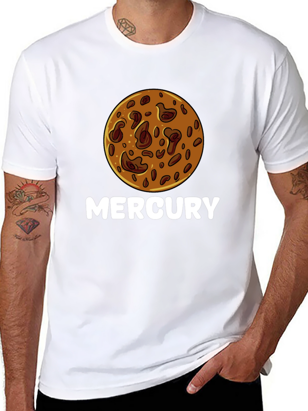 Mercury Planet Graphic T-Shirt - Space Lover Tee