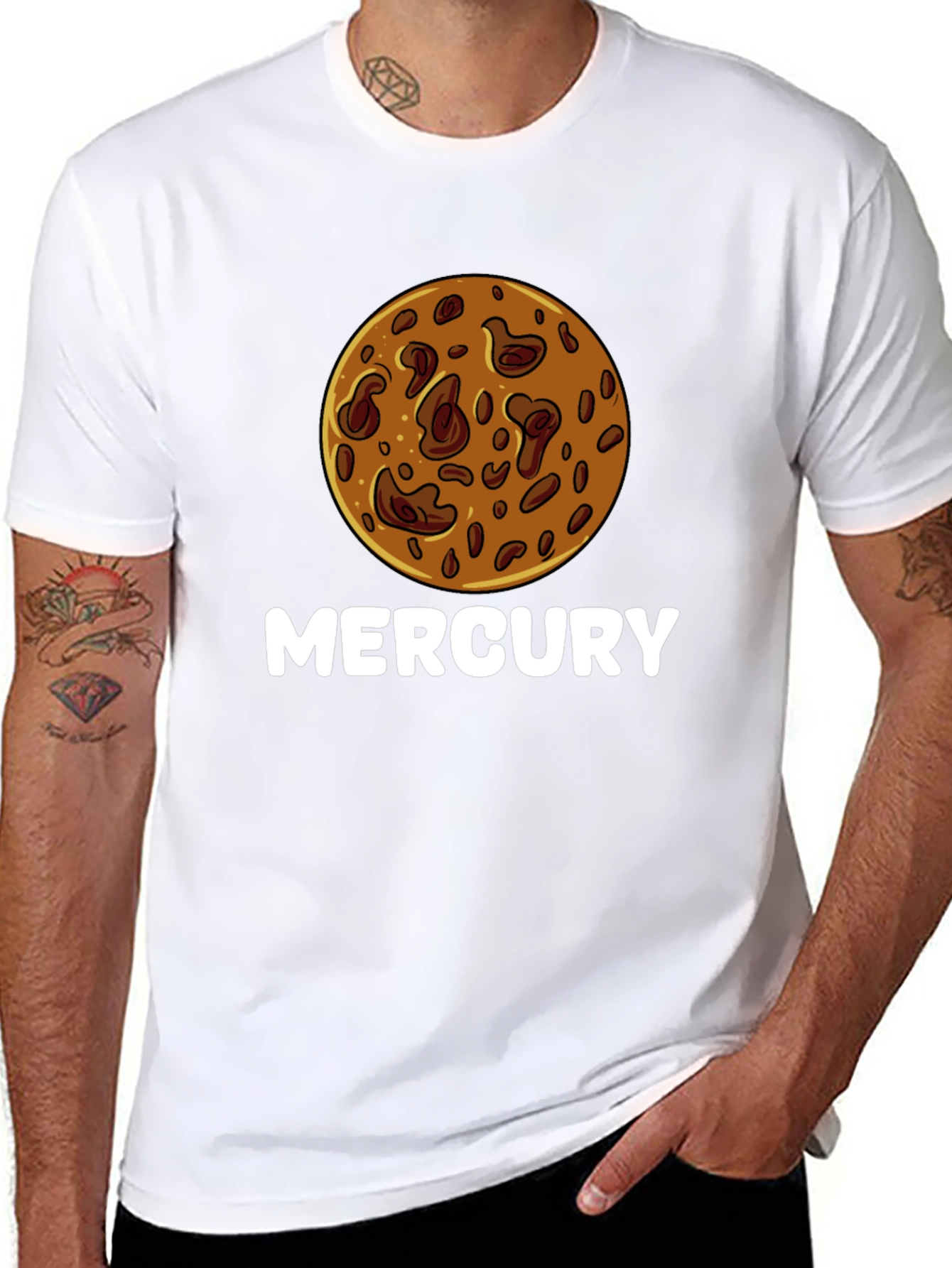 Mercury Planet Graphic T-Shirt - Space Lover Tee