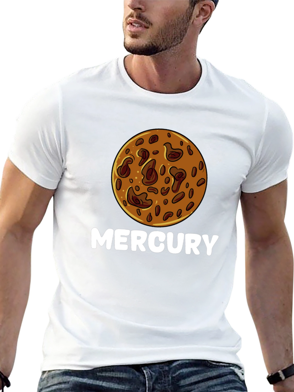 Mercury Planet Graphic T-Shirt - Space Lover Tee