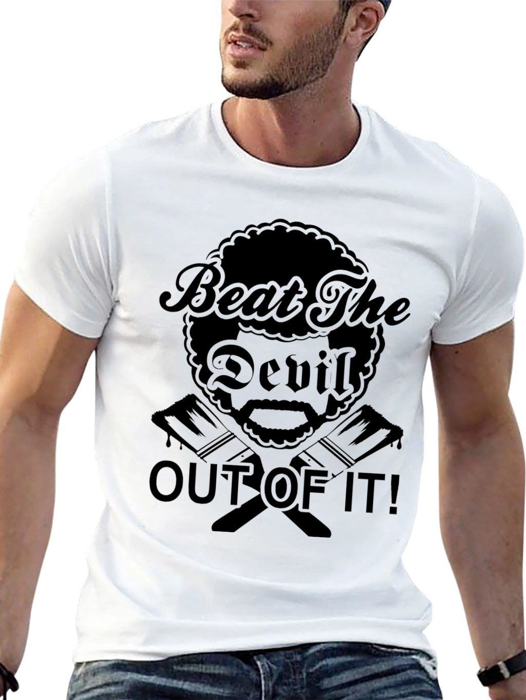 Beat The Devil Out Of It Black T-Shirt