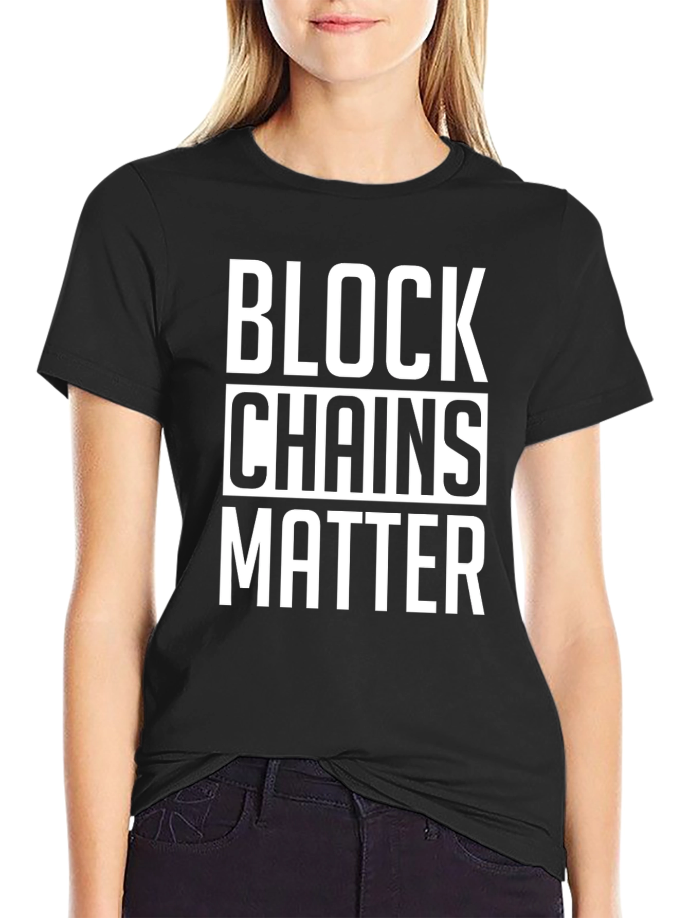 Blockchains Matter Black T-Shirt