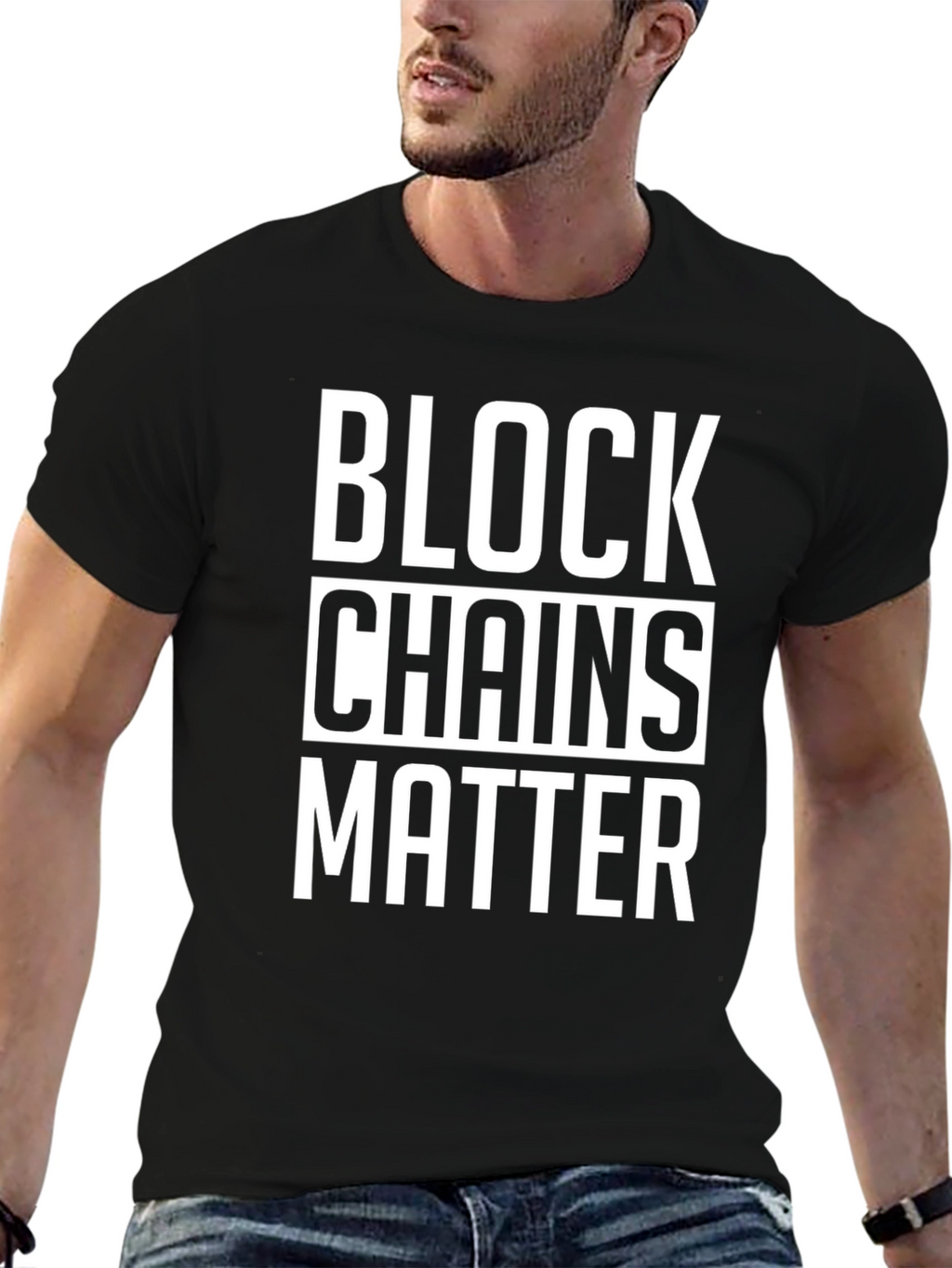 Blockchains Matter Black T-Shirt