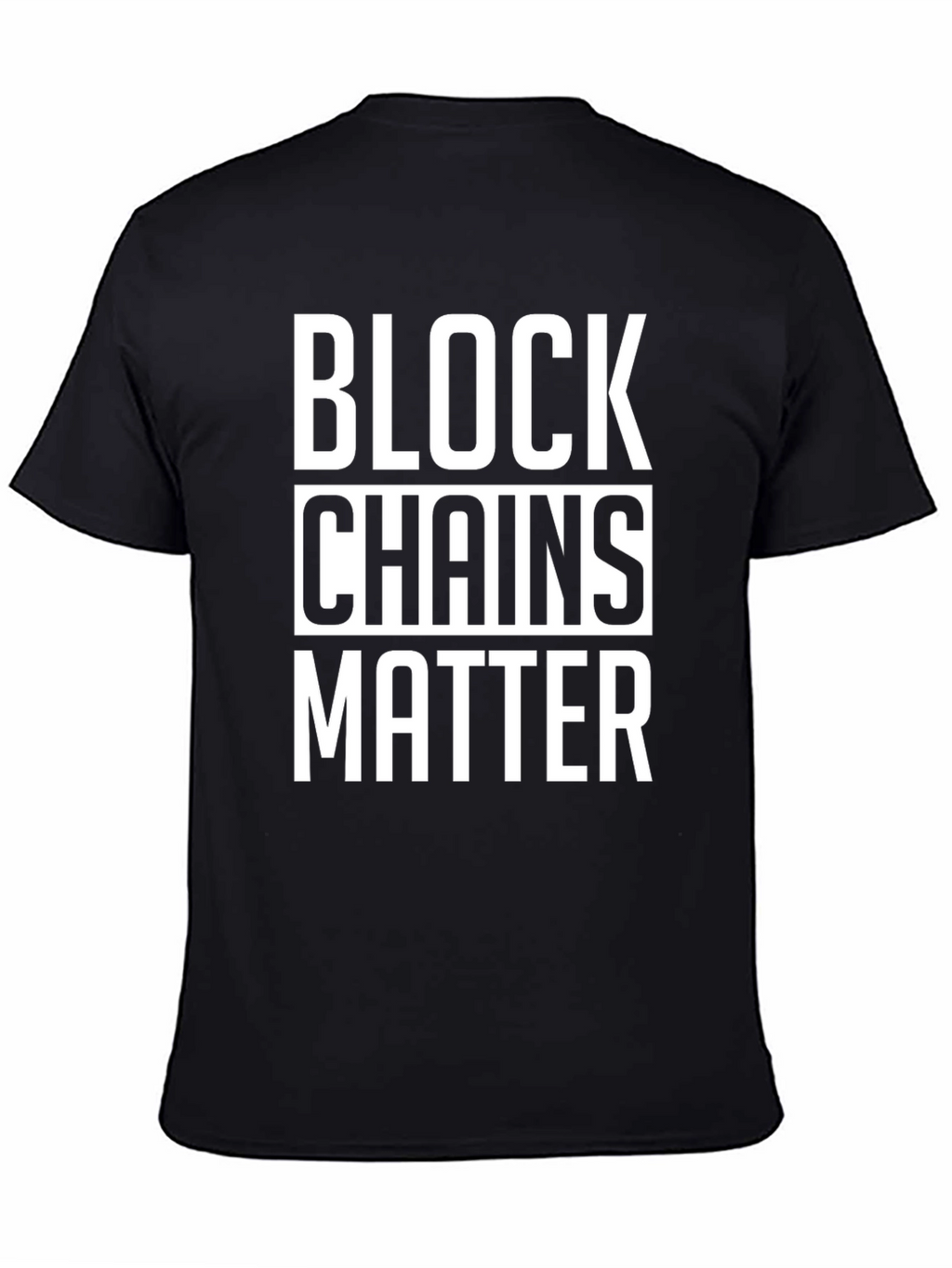 Blockchains Matter Black T-Shirt