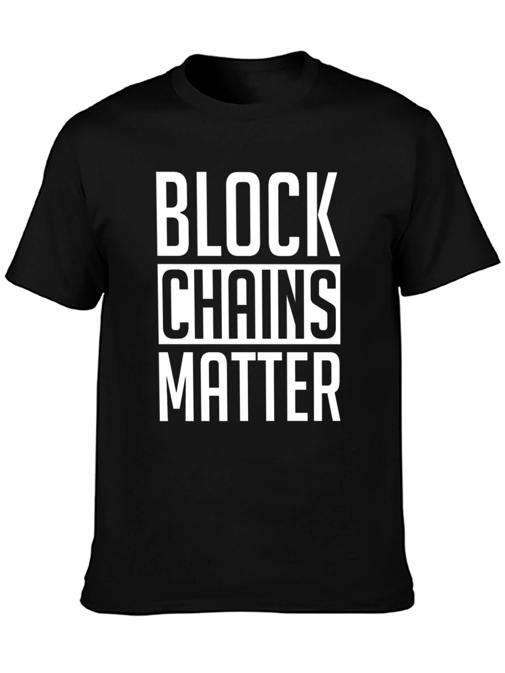 Blockchains Matter Black T-Shirt