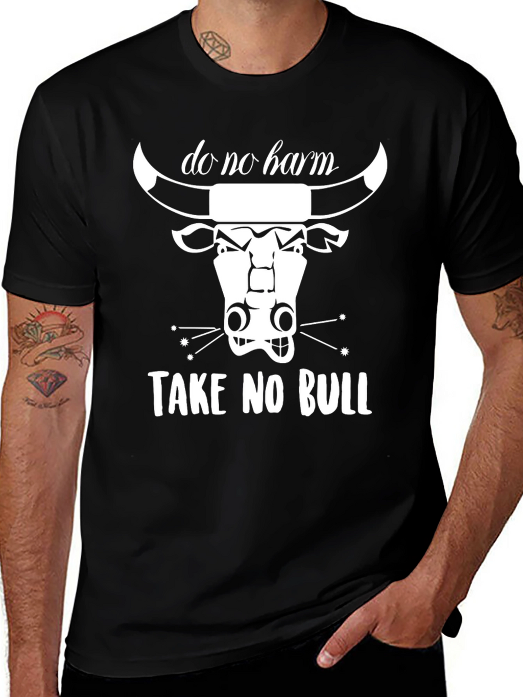 Do No Harm Take No Bull Graphic Tee